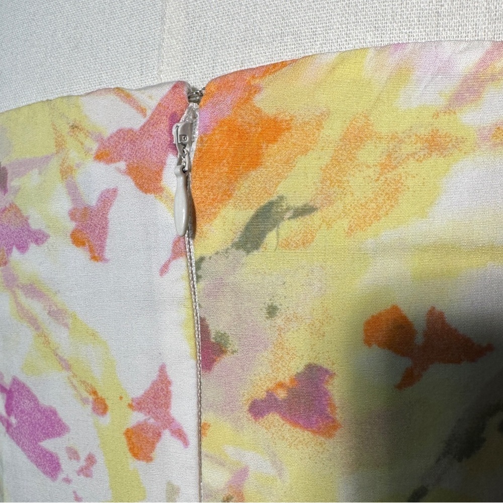 J. Crew Vibrant Multicolor Floral Strapless Cotton Mini Dress - Picture 8 of 11